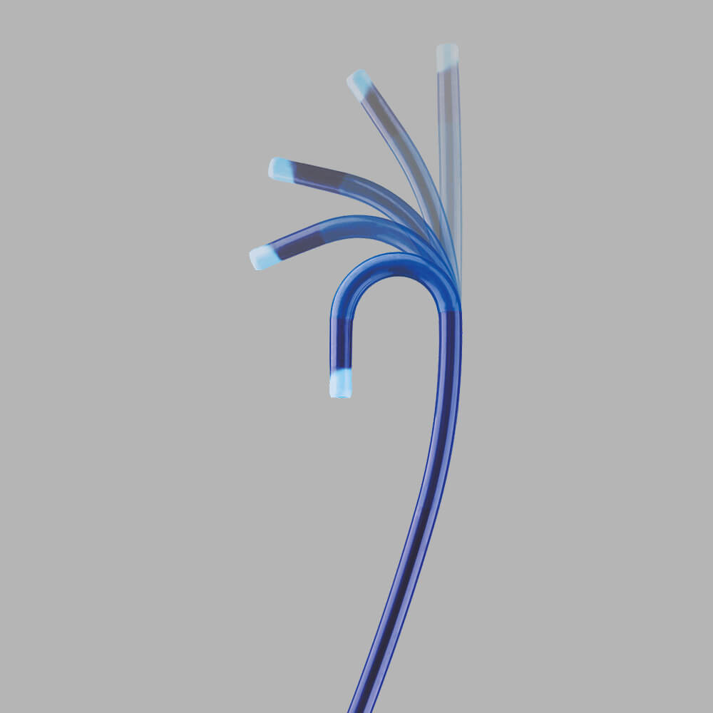Volante™ Steerable Guiding Sheath in various positions.